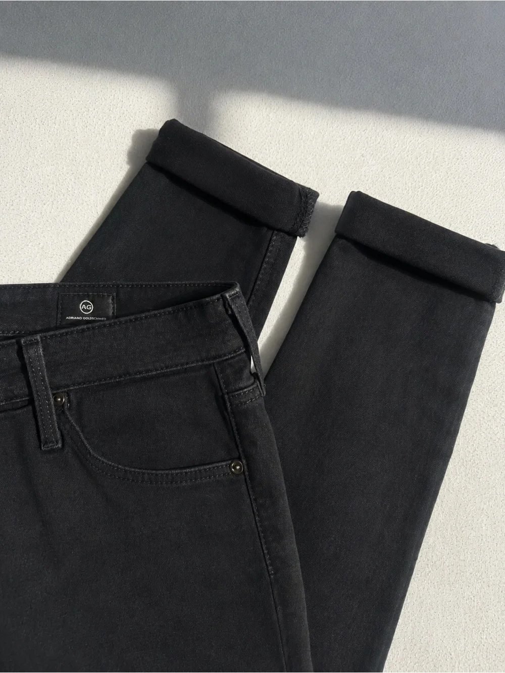 AG Adriano Goldschmied Black Skinny Jeans